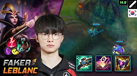 Faker Leblanc Mid Build Luden S Companion Electrocute Lol Kr