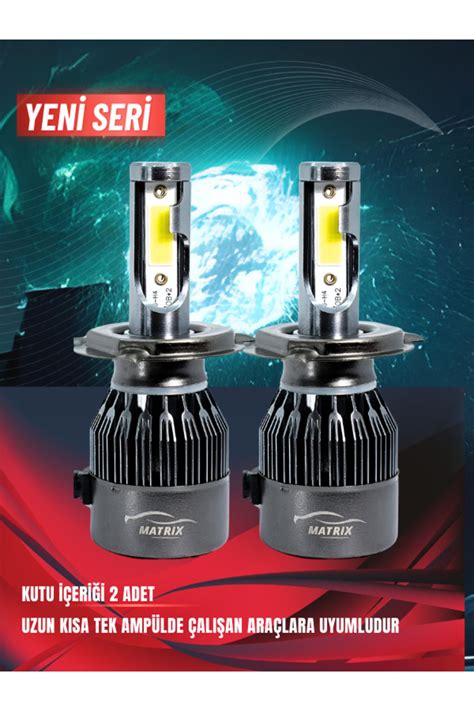 Matrix H Led Xenon Im Ek Etkili Beyaz Xenon Wat Turbo Fanl