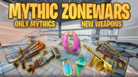 MYTHIC ZONEWARS 1068 5654 6151 By Ryger77 Fortnite Creative Map