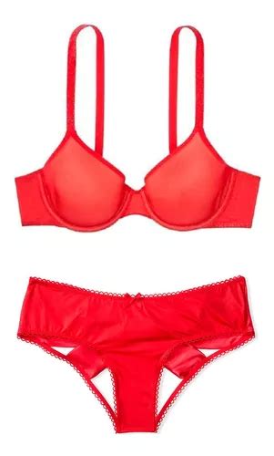 Conjunto Bra Y Pantie Victoria S Secret C Meses Sin Inter S