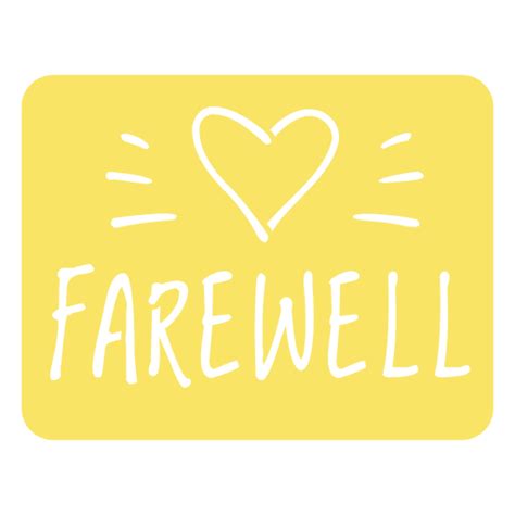 Farewell Png Designs For T Shirt And Merch