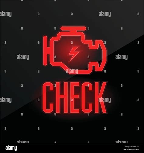 Check Engine Logo Vector