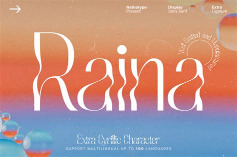 Raina Display Sans Serif Font On Behance