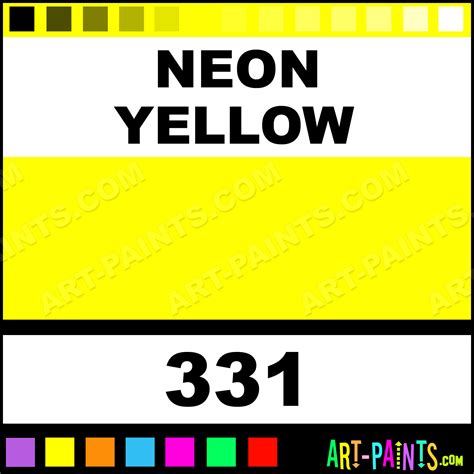 Neon Yellow Lacquer Airbrush Spray Paints - 331 - Neon Yellow Paint, Neon Yellow Color, Life ...