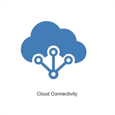 Conectividade Em Nuvem Vetor Premium