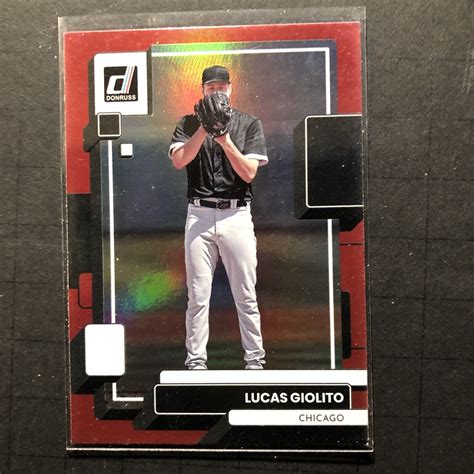 Donruss White Sox Lucas Giolito Holo Red Parallel Card Ebay