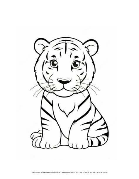 Free Printable Tiger Coloring Pages Unleash Your Inner Artist