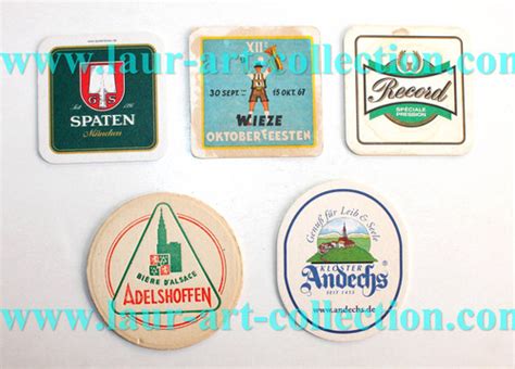 Sous Bock Dessous Verre Wieze Spaten Adelshoffen Bier Andechs