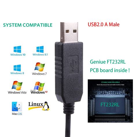 Ftdi Usb Transfer To Ttl Serial Port Adapter Cable Module Ftdi 33v5v Console Recovery Upgrade