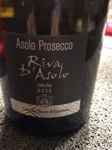 Tenuta Terre D Ezzelino Riva D Asolo Prosecco Extra Dry Vivino US