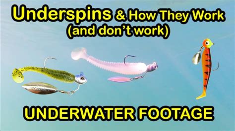 Underspin Fishing Lure Tips How They Work Underwater How To Fish