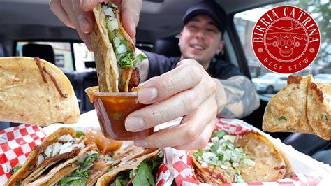 Mukbang Eating Birria Tacos Birria Quesadilla In Toronto Birria