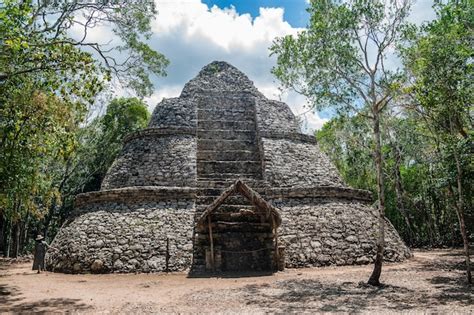 Premium Photo | Pyramid in coba