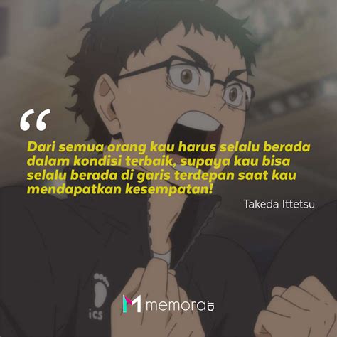 22 Kata Kata Mutiara Takeda Ittetsu Pelatih Karasuno Haikyuu Memora Id