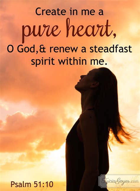 Pure Heart Psalm 51 10 12 Tricia Goyer