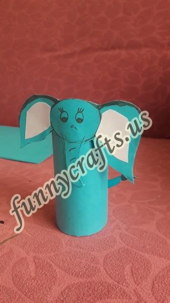 Preschool Toilet Paper Roll Elephant Craft