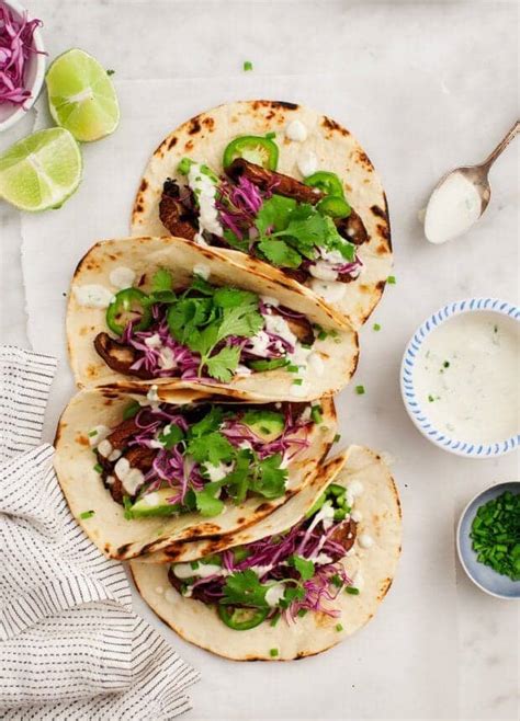 Portobello Mushroom Tacos Recipe Love And Lemons