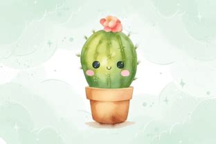 Cute Cactus PNG Sublimation Graphic By Artistry Alley Creative Fabrica