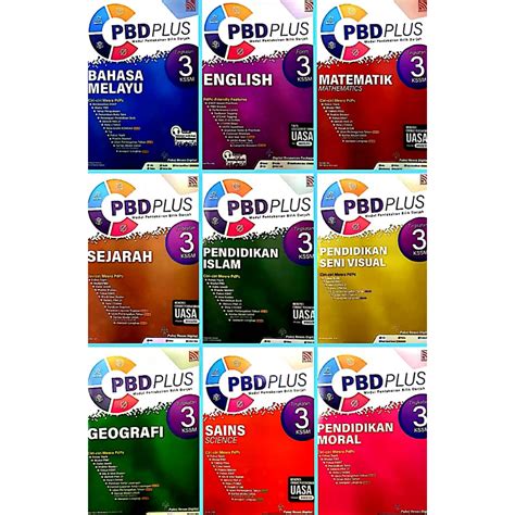 Pelangi PBD Plus UASA KSSM Tingkatan 3 2023 Buku Latihan Shopee