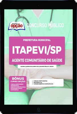 Apostila Prefeitura De Itapevi Pdf Agente Comunit Rio De Sa De