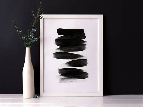 Zen Printable Wall Art Black and White Print Acrylic - Etsy