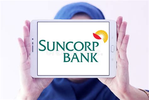 Suncorp Bank logo editorial stock image. Image of investment - 118551109