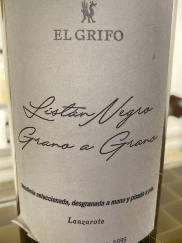 2020 El Grifo Listán Negro Grano a Grano Vivino US