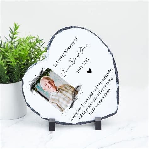 Personalized Memorial T In Loving Memory Photo Plaque Remembrance