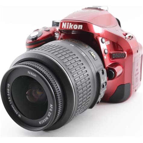 Nikon ニコン D5200 18 55mm レンズキット レッド 一眼レフ カメラ 動画撮影 バリアングル液晶 中古 nikon