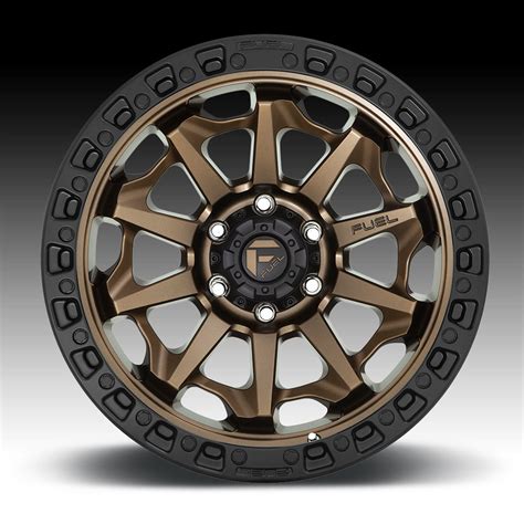 Fuel Covert D696 Bronze Custom Wheels Rims - D696 / Covert - Fuel ...