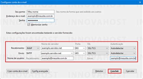 Como Configurar Email No Mozilla Thunderbird Base De Conhecimento