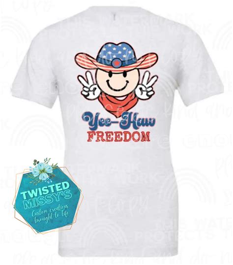 Yee Haw Freedom Twisted Missys