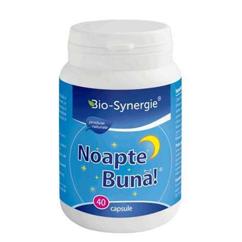 Noapte Buna Capsule Bio Synergie Farmacia Tei Online