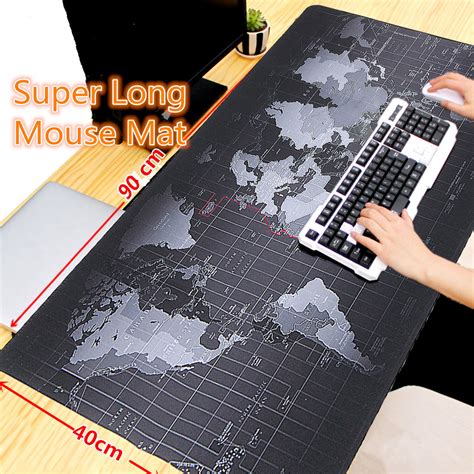 X X Mm Large Size World Map Mouse Pad For Laptop Computer