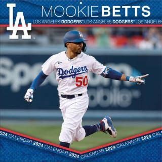 Los Angeles Dodgers Mookie Betts 2024 12x12 Player Wall Calendar Ceny