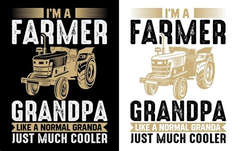 Premium Vector Farmer Vector T Shirt Design