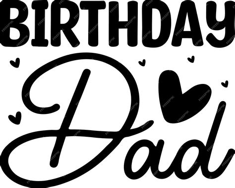 Premium Vector Birthday Dad