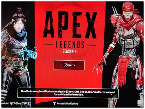 How To Fix Apex Legends Error Code 100