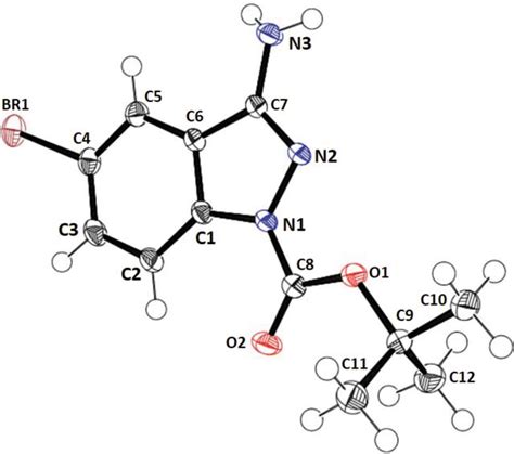 IUCr Tert Butyl 3 Amino 5 Bromo 1 H Indazole 1 Carboxylate