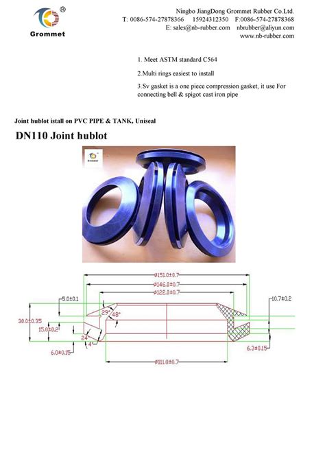 Multi Tite Rubber Gaskets Service Weight Gasket Sv Gasket From China