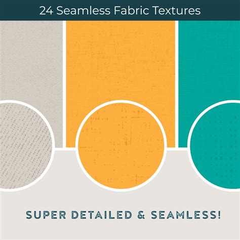 24 Seamless Fabric Textures MasterBundles