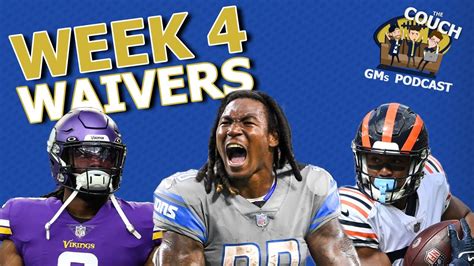 Week 4 Fantasy Football Waiver Wire Buy Low Sell High Tnf Preview