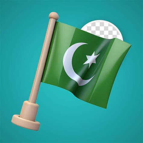 Premium Psd Pakistani Flag