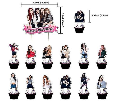 Ycy Blackpink Party Supplies For Fans Birthday Party Decorations