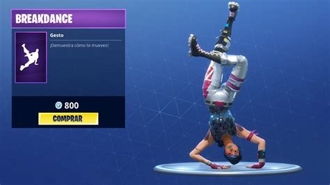 NUEVO Baile BREAKDANCE En Fortnite Gesto Dance BREAKIN Fortnite