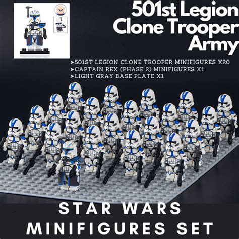 St Legion Clone Trooper Army Sws Minifigures Set Brixtoy