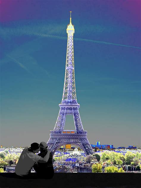 Romantic Eiffel Tower Photograph by Nancy Shen - Fine Art America