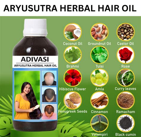 Adivasi Aryusutra Herbal Hair Oil Adivasi Herbal Hair Growth Oil