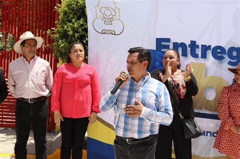 Entrega de obra Construcción de pavimentación con concreto hidráulico