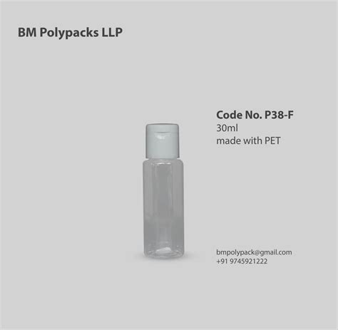 30ml Pet Bottle With Flip Top Cap At Rs 3 50 Piece Flip Top Bottles